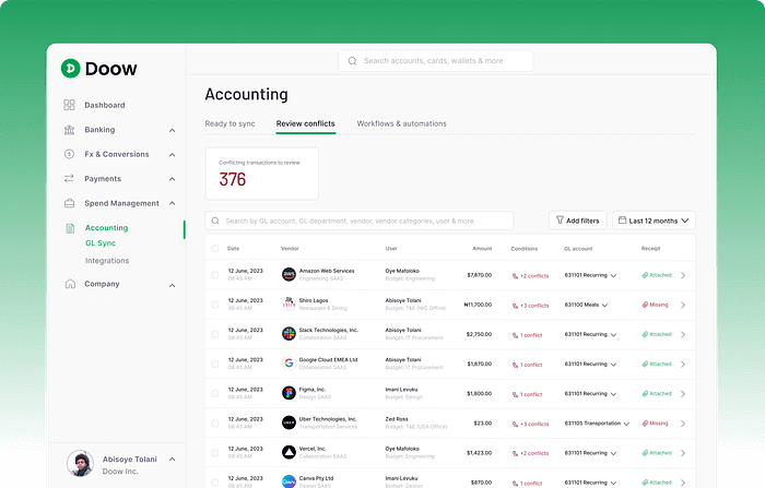 Automatically sync transaction details to your GL.